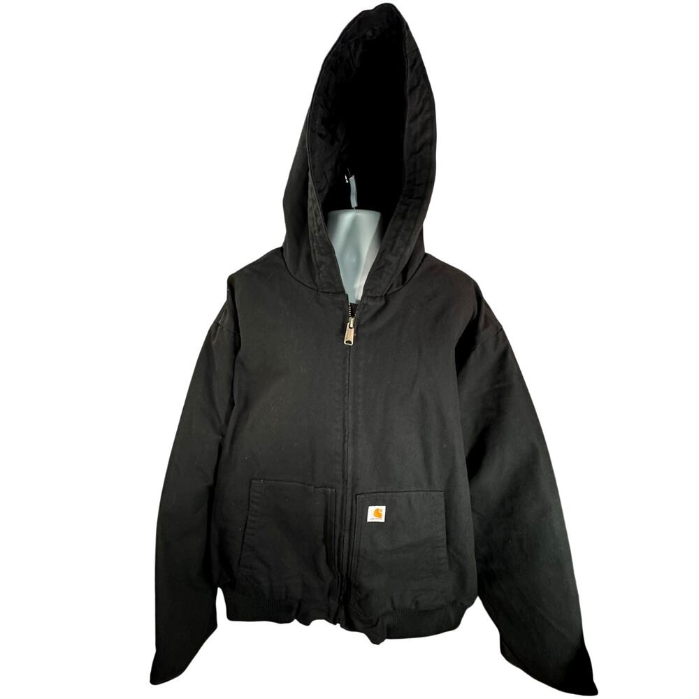 Carhartt Men’s Hooded Jacket 5XL J130-M Loose Fit black